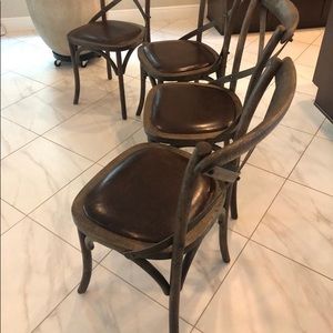 Restoration hardware chairs excellent condition